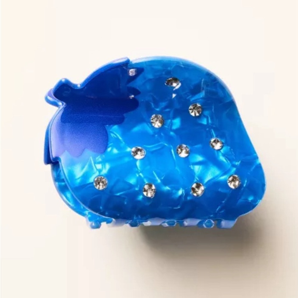 KATE SPADE BLUE STRAWBERRY hair clip!
